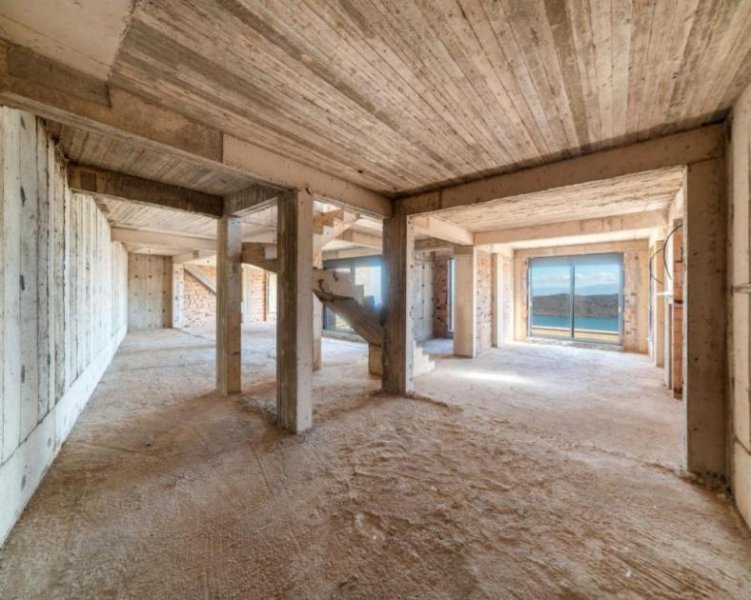 Plaka bei Elounda Kreta, Plaka: Luxusvilla mit Panoramablick auf das Meer oberhalb der Insel Spinalonga zu verkaufen Haus kaufen